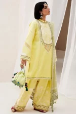 zara shahjahan, 3 piece suit, unstitched, lawn, dilara 15a , front view
