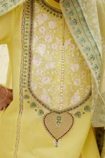 zara shahjahan, 3 piece suit, unstitched, lawn, dilara 15a , front neck