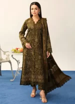 RIAZ ARTS, 3 piece suit, unstitched, TL 325, front