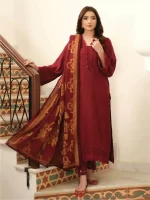 TEHZEEB BY RIAZ ARTS , 3 PIECE SUIT , BLUE , JACQUARD , TL 331, FRONT