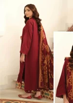 TEHZEEB BY RIAZ ARTS , 3 PIECE SUIT , BLUE , JACQUARD , TL 331, BACK