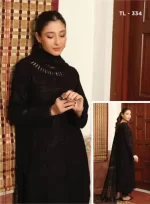 TEHZEEB BY RIAZ ARTS , 3 PIECE SUIT , BLUE , JACQUARD , TL 334, FRONT look