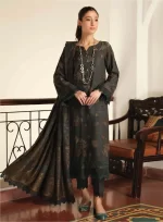TEHZEEB BY RIAZ ARTS , 3 PIECE SUIT , BLUE , JACQUARD , TL 335, FRONT