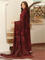 TEHZEEB BY RIAZ ARTS , 3 PIECE SUIT , BLUE , JACQUARD , TL 337, back