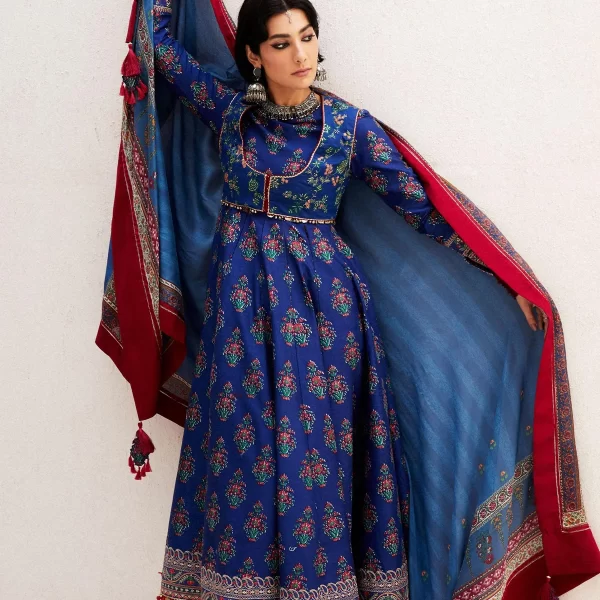 zara shahjahan, 3 piece suit, unstitched, lawn, anarkali11a , front view