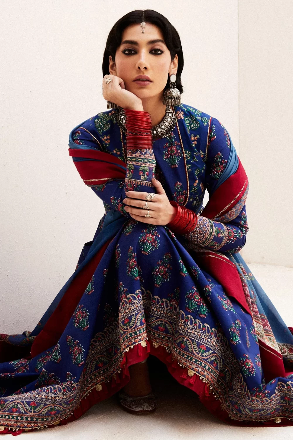 zara shahjahan, 3 piece suit, unstitched, lawn, anarkali11a , front