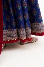 zara shahjahan, 3 piece suit, unstitched, lawn, anarkali11a , front shirt border