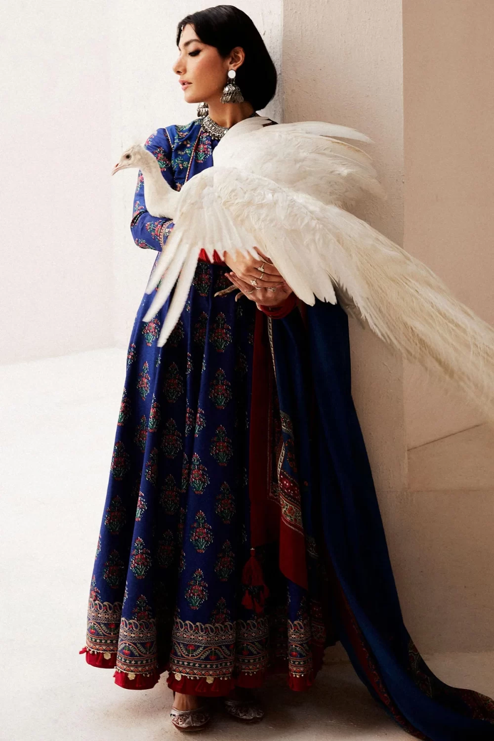 zara shahjahan, 3 piece suit, unstitched, lawn, anarkali11a , front view