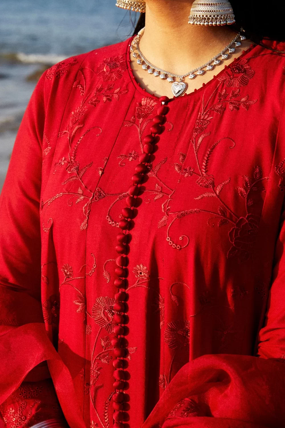 zara shahjahan, 3 piece suit, unstitched, lawn, deena12a , neck style