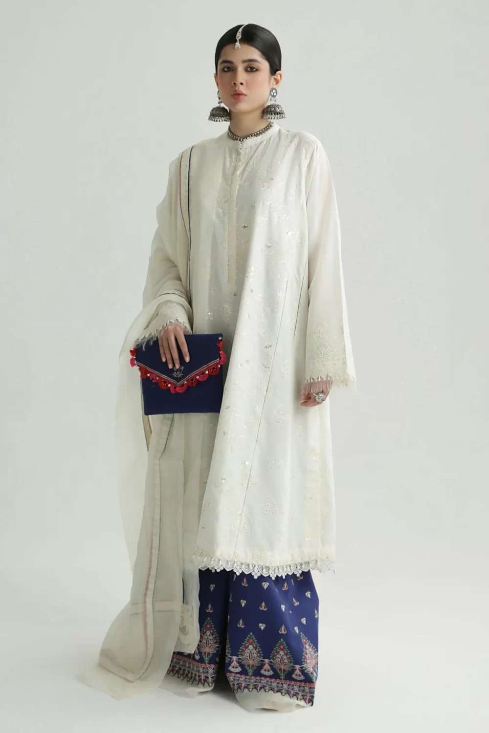 zara shahjahan, 3 piece suit, unstitched, lawn, deena12b , front