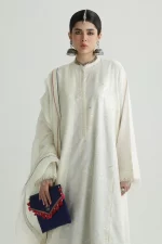 zara shahjahan, 3 piece suit, unstitched, lawn, deena12b , front neck
