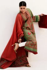 zara shahjahan, unstitched, 3piece suit, lawn, diya2b, side view