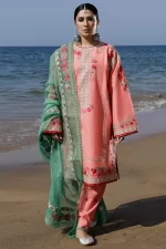 zara shahjahan, 3 piece suit, unstitched, lawn, jiya 6a, front