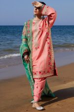 zara shahjahan, 3 piece suit, unstitched, lawn, jiya 6a, front view