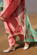 zara shahjahan, 3 piece suit, unstitched, lawn, jiya 6a, shirt border