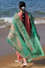 zara shahjahan, 3 piece suit, unstitched, lawn, jiya 6a, back