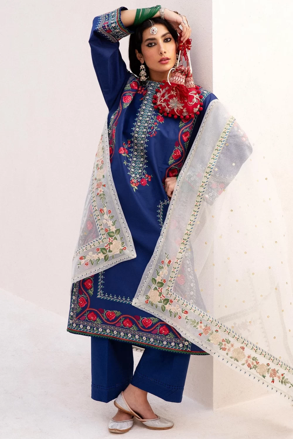 zara shahjahan, 3 piece suit, unstitched, lawn, jiya 6b, front