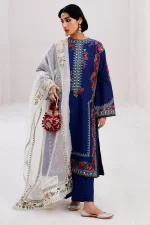 zara shahjahan, 3 piece suit, unstitched, lawn, jiya 6b, front view
