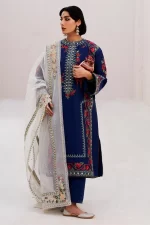 zara shahjahan, 3 piece suit, unstitched, lawn, jiya 6b, front shirt