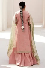 zarashahjahan, unstiched, 3 piece suit, jacquard, korina 3a, back