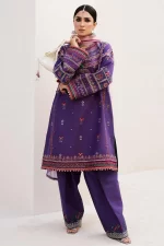 zara shahjahan, 3 piece suit, unstitched, lawn, lamia 7b, front view