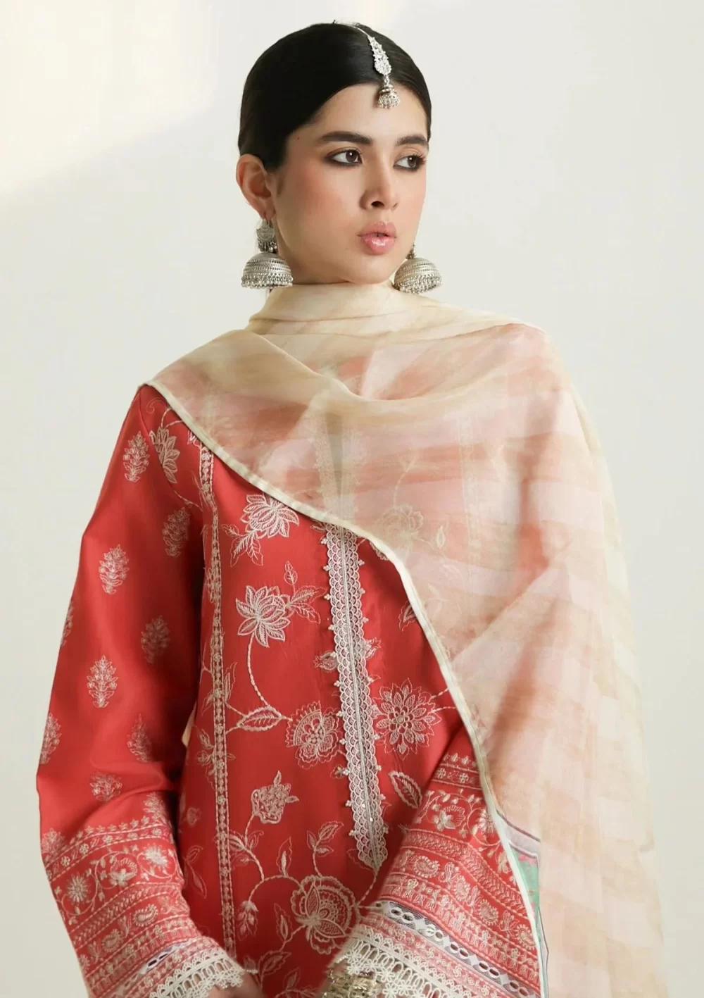 zara shahjahan, unstiched, 3 piece lawn suit, front, mahi 1a