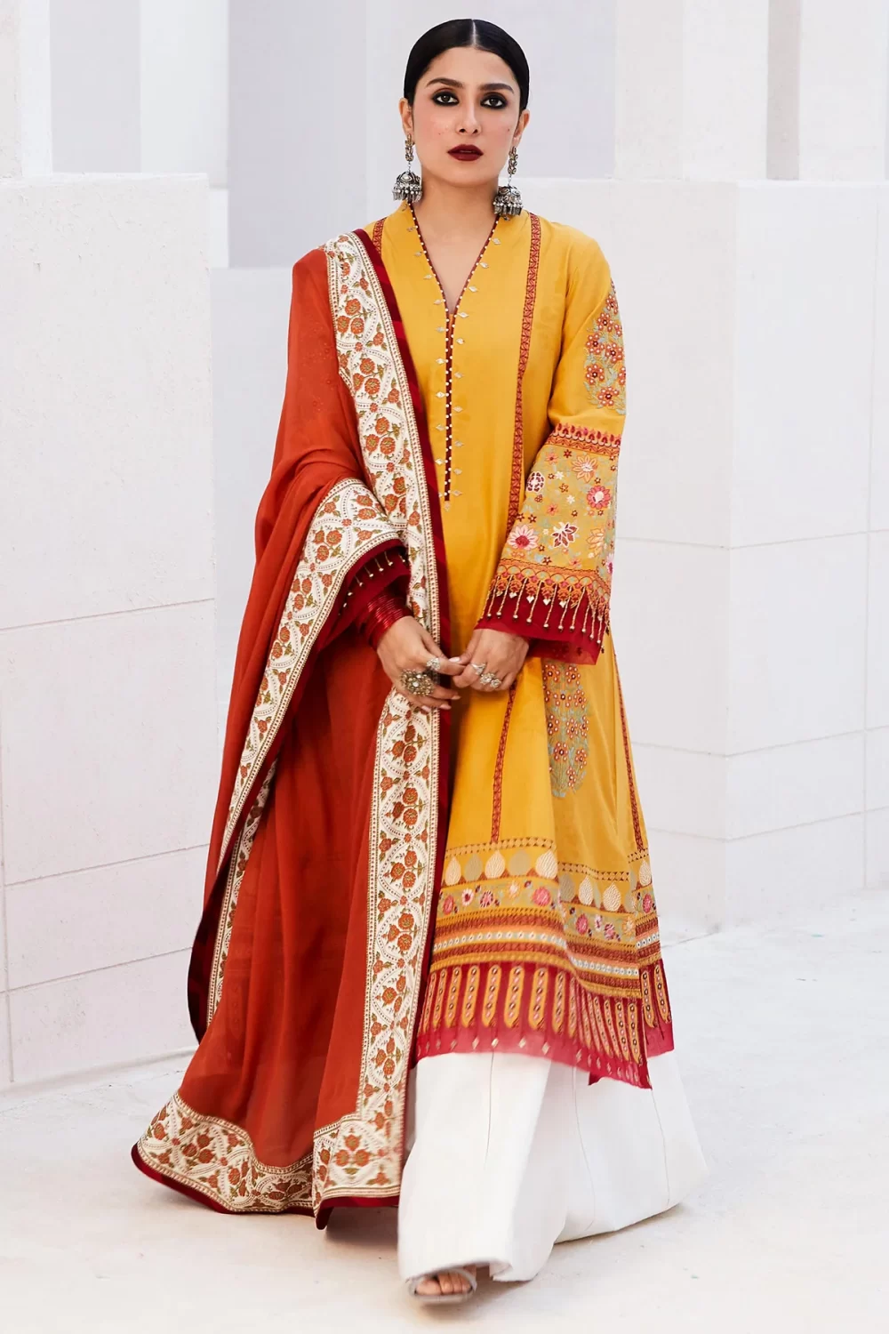 zara shahjahan, 3 piece suit, unstitched, lawn, sandal10a , front