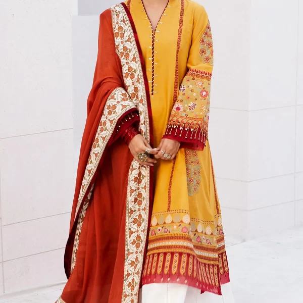 zara shahjahan, 3 piece suit, unstitched, lawn, sandal10a , front