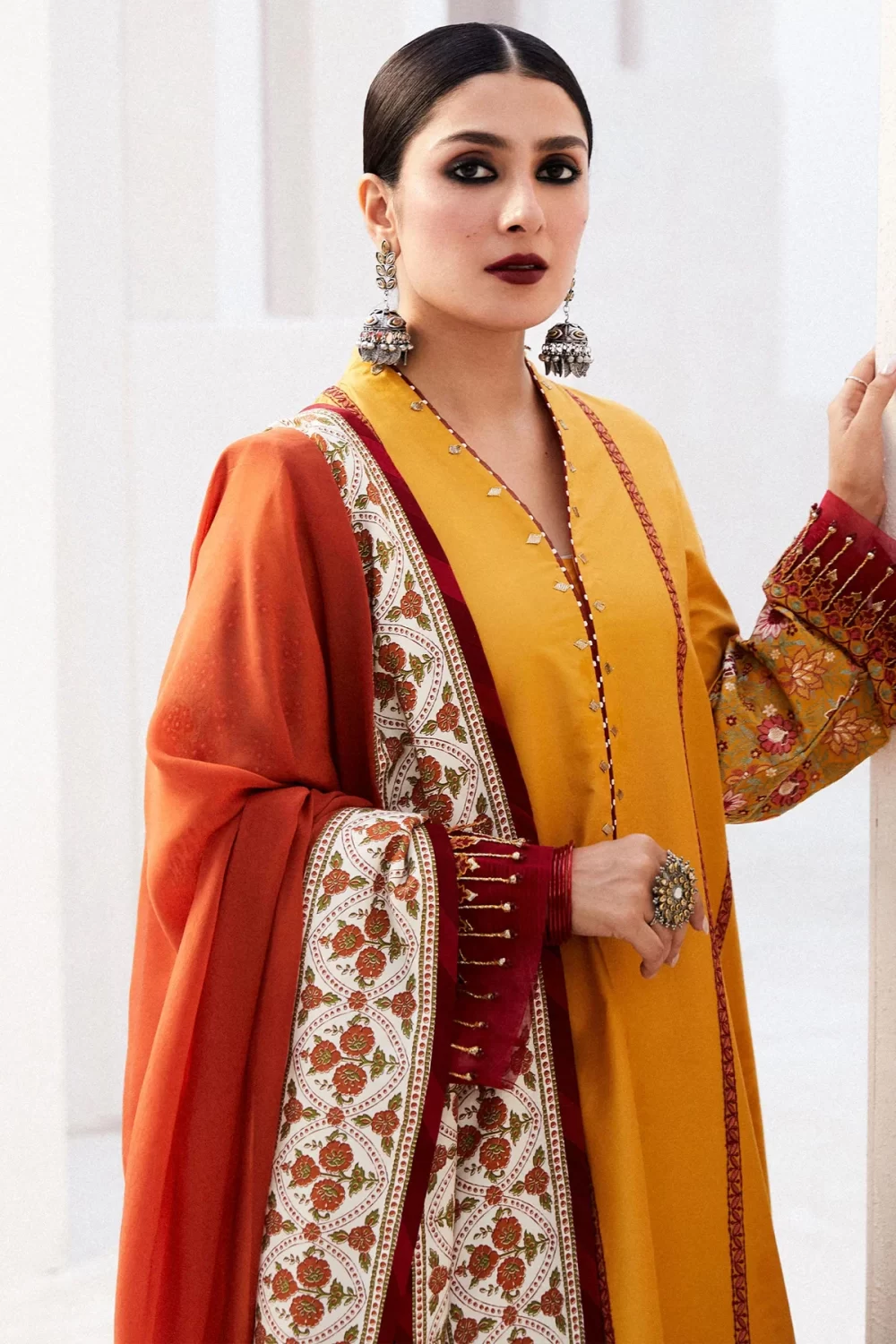 Zara Shahjahan Pakistani designer dress with intricate embroidery, luxurious fabrics, and timeless elegance – premium ethnic wear for the UK market.