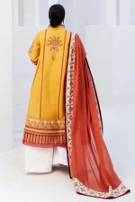 zara shahjahan, 3 piece suit, unstitched, lawn, sandal10a , back