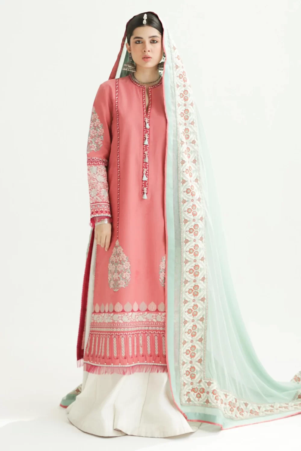 zara shahjahan, 3 piece suit, unstitched, lawn, sandal10b , front
