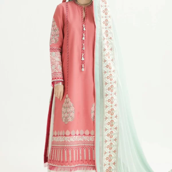 zara shahjahan, 3 piece suit, unstitched, lawn, sandal10b , front