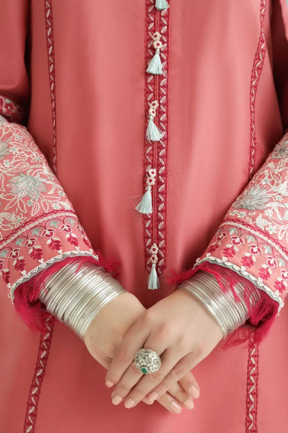 zara shahjahan, 3 piece suit, unstitched, lawn, sandal10b , front button