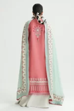 zara shahjahan, 3 piece suit, unstitched, lawn, sandal10b , back