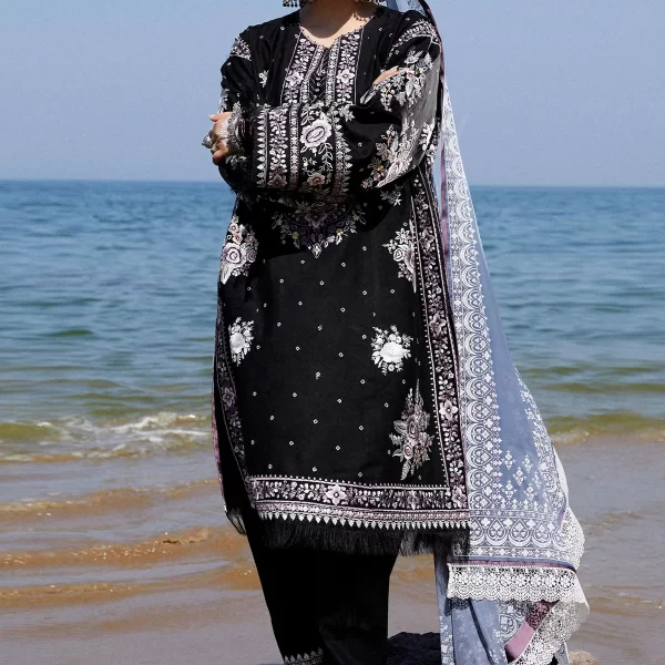 zara shahjahan, 3 piece suit, unstitched, jacquard, siffa 4b, front