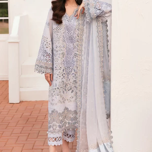 Baroque Eid Lawn 25 , 3 PIECE SUIT , Black , lawn , EL-D02, FRONT