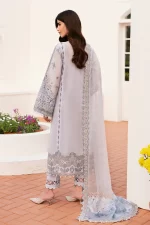 Baroque Eid Lawn 25 , 3 PIECE SUIT , Black , lawn , EL-D02, back