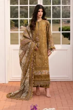 Baroque Eid Lawn 25 , 3 PIECE SUIT , Black , lawn , EL-D03, FRONT