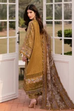 Baroque Eid Lawn 25 , 3 PIECE SUIT , Black , lawn , EL-D03, back