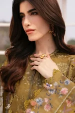 Baroque Eid Lawn 25 , 3 PIECE SUIT , Black , lawn , EL-D03, sleeves