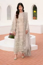 Baroque Eid Lawn 25 , 3 PIECE SUIT , unstitched, Black , lawn , EL-D04, FRONT