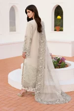 Baroque Eid Lawn 25 , 3 PIECE SUIT , unstitched, Black , lawn , EL-D04, back
