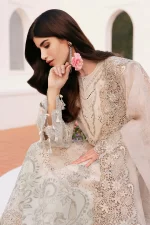 Baroque Eid Lawn 25 , 3 PIECE SUIT , unstitched, Black , lawn , EL-D04, sleeves
