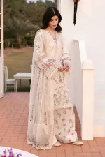 Baroque Eid Lawn 25 , 3 PIECE SUIT , unstitched, Black , lawn , EL-D06, FRONT