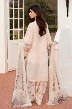 Baroque Eid Lawn 25 , 3 PIECE SUIT , unstitched, Black , lawn , EL-D06, back