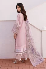 Baroque Eid Lawn 25 , 3 PIECE SUIT , unstitched, Black , lawn , EL-D08, back