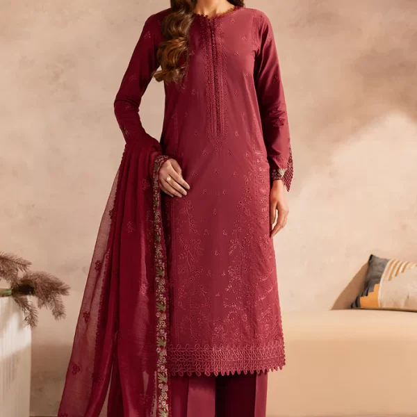 Zarif Lawn 25 , 3 PIECE SUIT , unstitched, ivory , lawn , UNST-LWN-02, FRONT