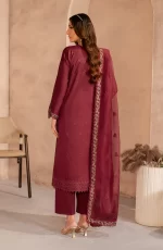 Zarif Lawn 25 , 3 PIECE SUIT , unstitched, ivory , lawn , UNST-LWN-02, back