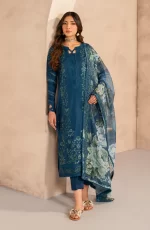 Zarif Lawn 25 , 3 PIECE SUIT , unstitched, ivory , lawn , UNST-LWN-03, FRONT