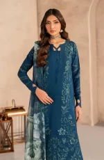 Zarif Lawn 25 , 3 PIECE SUIT , unstitched, ivory , lawn , UNST-LWN-03, FRONT style